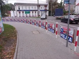 Plakaty Łukasza Mejzy w Zielonej Górze