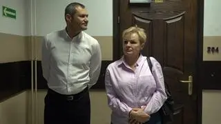 Rodzice Marysi po rozprawie sądowej