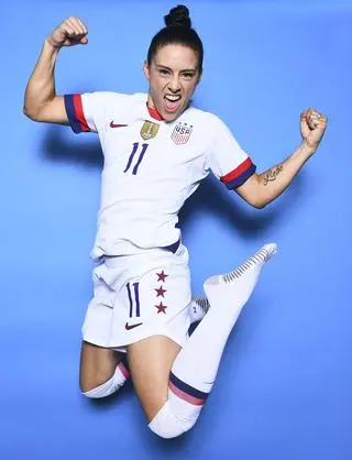 Amerykańska piłkarka Ali Krieger podczas mistrzostw świata w 2015 roku w jednym ze spotkań rozwinęła prędkość 34,7 kilometra na godzinę