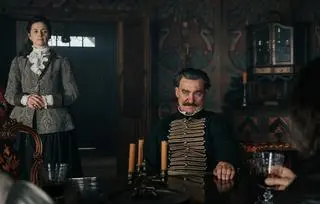 Robert Więckiewicz i Agnieszka Grochowska w filmie "Kos"