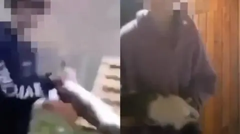 13-latek rzuca kotem, a jego kolega to nagrywa
