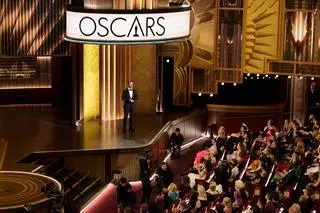 Jimmy Kimmel podczas gali Oscary 2023