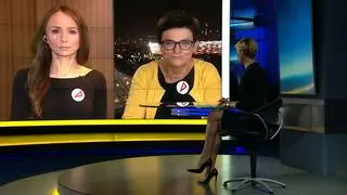Agnieszka Dziemianowicz-Bąk i Krystyna Szumilas w "Faktach po Faktach"