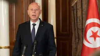 Prezydent Tunezji Kais Saied