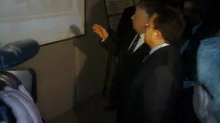 Prezydent Mongolii zwiedza wystawę w Gdańsku