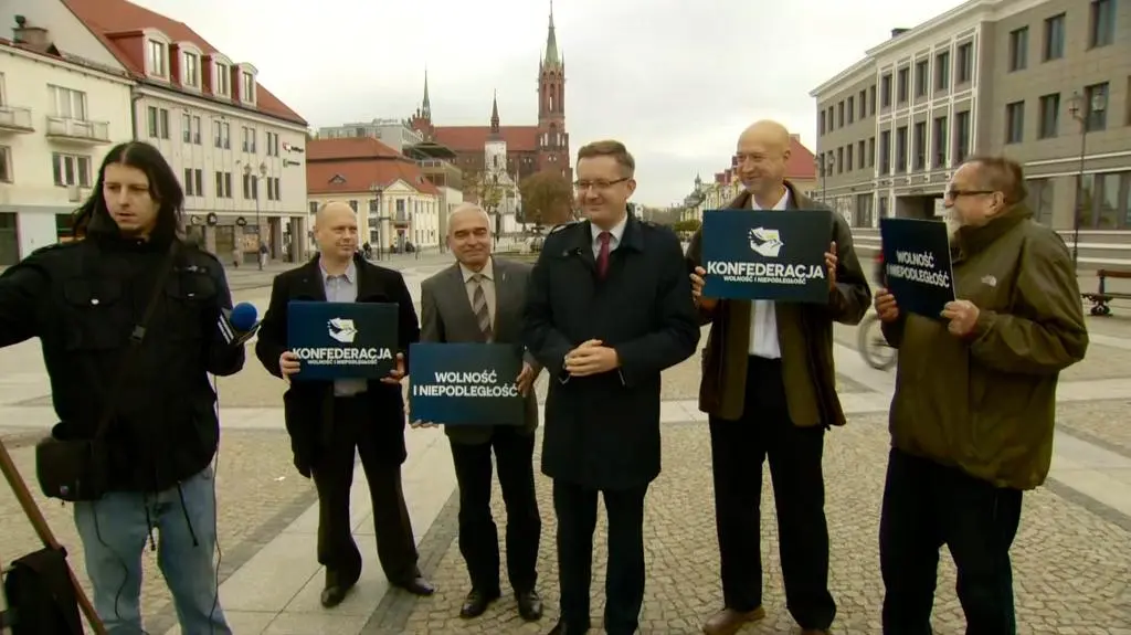 Przedstawiciele Konfederacji odwiedzili Białystok. Relacja reporterki