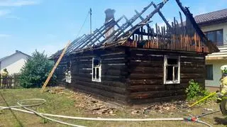 Tragiczny pożar w Nisku na Podkarpaciu, nie żyje 77-latek