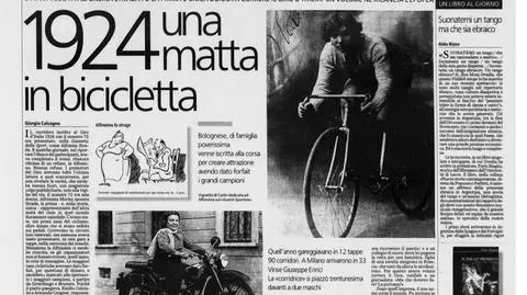 "Pedałowała jak uczeń, który właśnie uciekł z lekcji". I przeszła do historii