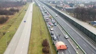 Karambol między Cedzynią a Kielcami