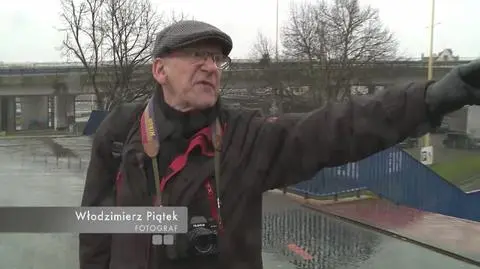 Zobaczył oś z dwoma kołami