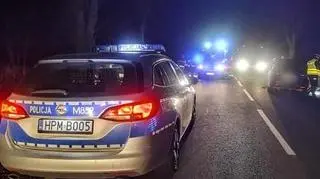 Droga była zablokowana
