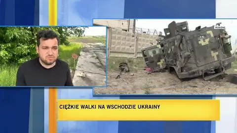 "Rosjanie atakujący od strony Popasnej próbują okrążyć Lisiczańsk"