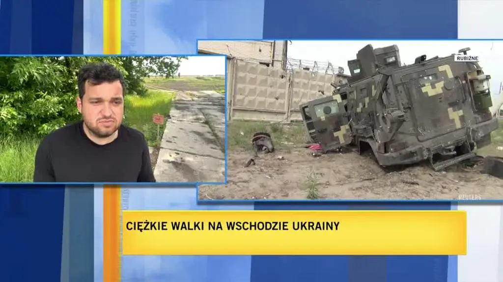 "Rosjanie atakujący od strony Popasnej próbują okrążyć Lisiczańsk"