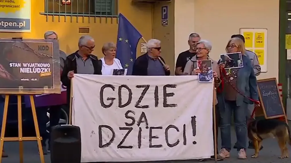 Manifestacja w Nowym Sączu
