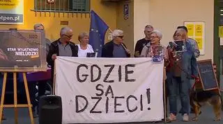 Manifestacja w Nowym Sączu