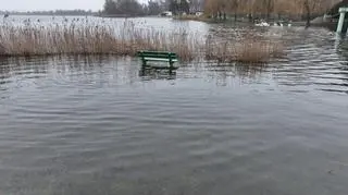 Podtopieniu uległo lokalne kąpielisko Dziewoklicz