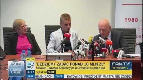 Komenda chce procesu dla osób odpowiedzialnych za jego skazanie