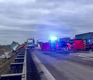 Śmiertelny wypadek na A4