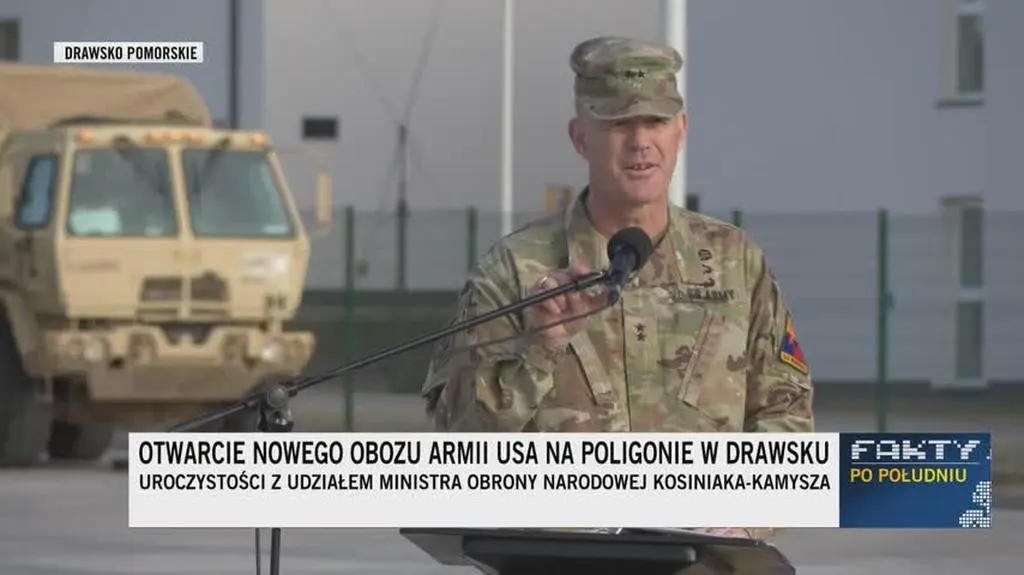 Otwarcie nowego obozu armii USA w Drawsku