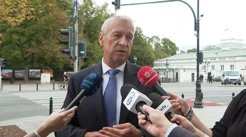 Dron nad Belwederem i budynkami rządu. Dobrzyński o zatrzymanych w sprawie