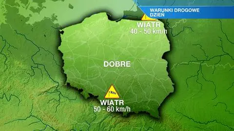 Warunki drogowe w czwartek