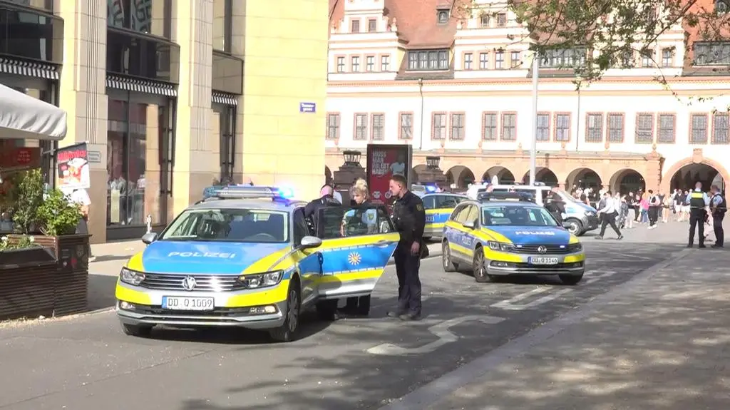 Kierowca wjechał w ludzi - Lipsk, Niemcy