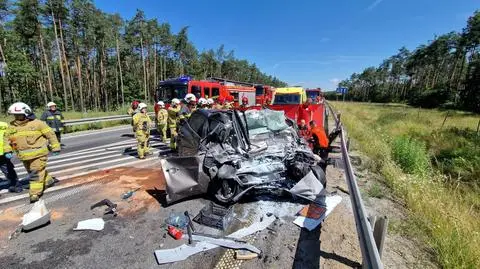 Tragiczny wypadek pod Bełchatowem. Nie żyje 20-latek