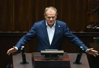 Tusk "wzywa wszystkie siły polityczne w Polsce". "Od tego zależy reakcja naszych sojuszników"