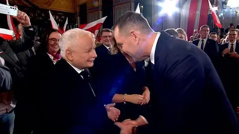 "Przemówienie określiłbym puentą: Co miałem do powiedzenia, przeczytałem. Tekst napisał prezes"
