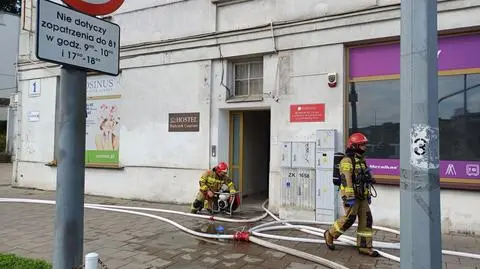 Pożar wybuchł w hostelu przy kościele 
