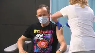 Szczepienie marszałka Senatu