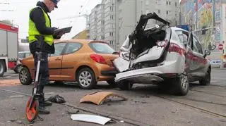 Strażackie auto jechało na sygnale