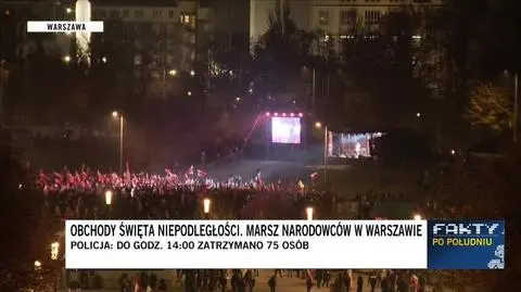 pis na marszu