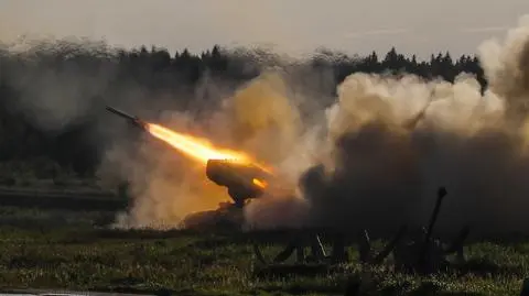 Wyrzutnia rakiet zamontowana na czołgu T-72