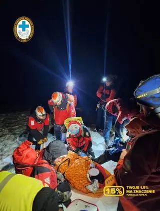 Skomplikowana akcja ratunkowa w Tatrach. Turystka spadła z dużej wysokości