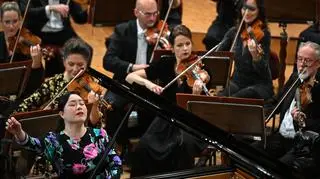 Reprezentantka Japonii Shiori Kuwahara w trzecim dniu finałowego etapu Konkursu Chopinowskiego, 20.10.2025 r.