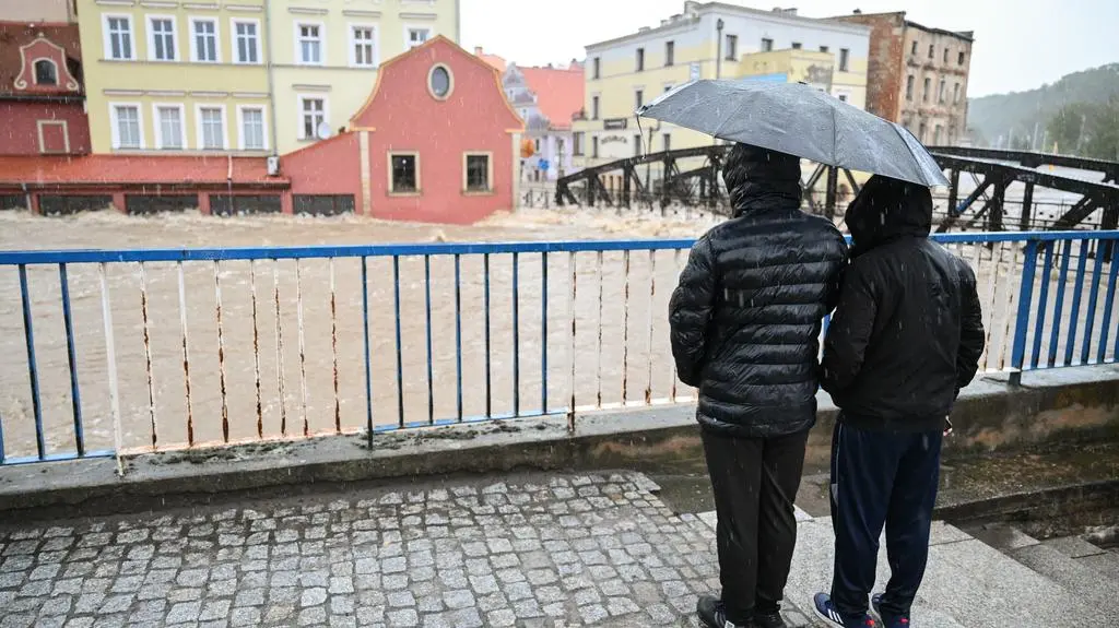 Zalane centrum Kłodzka