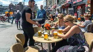 Turystki w Amsterdamie