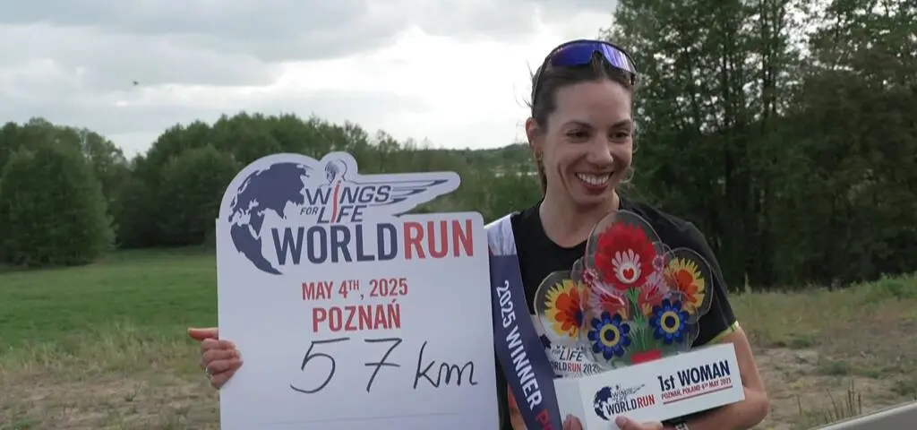 Martyna Młynarczyk pierwsza w Polsce, trzecia na świecie. Trwa Wings for Life