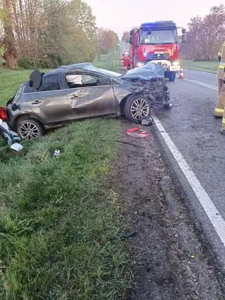 Pijany kierowca spowodował wypadek 