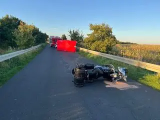 Zginął motocyklista