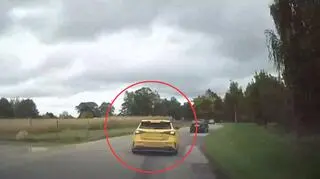 Kierowca zajeżdżał drogę, wyprzedzał, nagle hamował