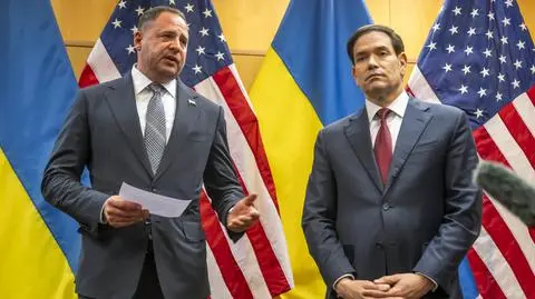 Andrij Jermak i Marco Rubio po pierwszej turze rozmów w Genewie