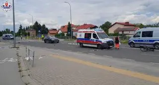 Potrącenie rowerzysty