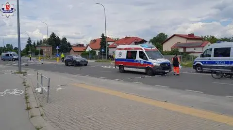 Potrącenie rowerzysty