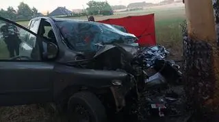 Tragiczny wypadek w Rosanowie koło Zgierza