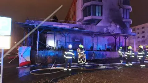 Wybuch i pożar w restauracji w Moście w Czechach