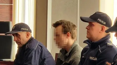 Mateusz H. słucha mów końcowych. Na ogłoszeniu wyroku go nie było