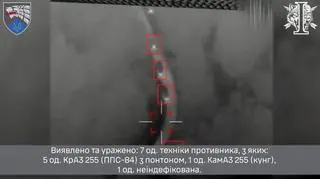 Ujęcie z nagrania udostępnionego przez Siły Operacji Specjalnych Ukrainy 