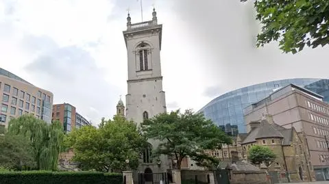 Londyn. Kościół św. Andrzeja w dzielnicy Holborn